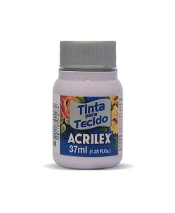 Tinta Para Tecido Fosca 37ml Lilás Bebe Código 809 Acrilex REF 94365 Código de Barras 7891153014074