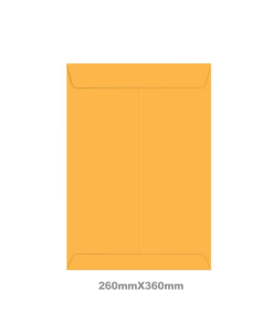 Envelope Saco 260mmX360mm Pacote Com 4 Unidades Amarelo Ouro Scrity