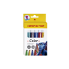Caneta Hidrocor Color 6 Cores Compactor REF 420