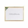 Quadro Branco Borda em Madeira 100x80cm Souza