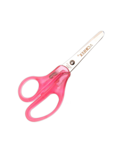 Tesoura Escolar Média Rosa Acrilex REF 309746 Código de Barras 7891153096018
