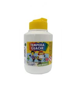 Tinta Tempera Guache Branca 250ml Código 519 - Acrilex