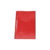 Pasta Plástica Transparente com Grampo Vermelho - Polycart