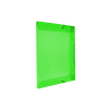 Pasta Plástica Transparente Com Elástico Verde 20mm– Polycart