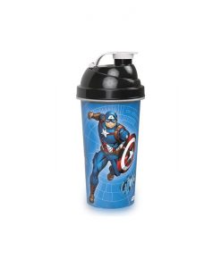 Shakeira de Plástico Avangers Capitão América - 580ml - Plasútil