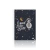 Caderno Universitário Espiral 10 Matérias São Domingos Kbom Feminino 200 folhas Capa Dura São Domingos REF 399719