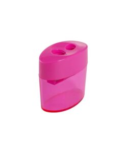 Apontador Duplo Simples e Jumbo com Depósito Rosa Oval Leo e Leo REF 399650