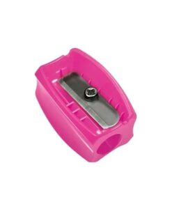 Apontador sem Depósito Rosa Desing Clássico Mix Faber Castell REF 399678