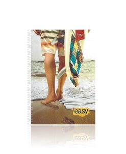 Caderno Universitário Espiral 1 Matéria Easy 80 folhas Capa Dura Bag REF 399764