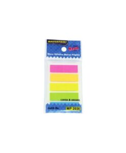 Bloco Adesivo Marca Página 5 Cores 125 Unidades MP 2030 Masterprint REF