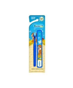 Escova Dental Com Estojo Azul Extra Macia Dentil Kids REF