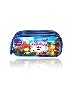 Estojo Escolar Triplo Mundo Repilica Infantil Pacific REF 399121