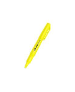 Mini Marca Texto Lumi Amarelo Neon Ponta Chanfrada Cis REF