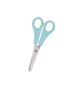 Tesoura sem Ponta Plus Azul Pastel Trend 13,5cm Leo e Leo REF 400081