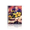 Caderno Universitário Espiral 10 Matérias Rosas e Pétalas 200 folhas Capa Dura Panamericana REF 161145