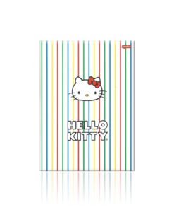 Caderno Universitário Brochurão Hello Kitty Costurado 80 folhas 200mm X 275mm Capa Dura Jandaia REF 399848