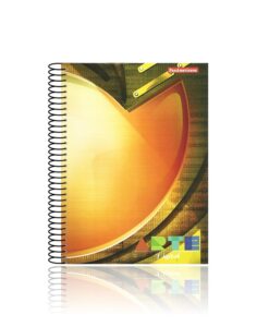 Caderno Universitário Arte Digital 12 Matérias 240 Folhas Panamericana REF 399741