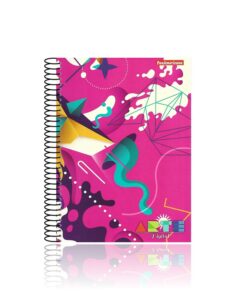 Caderno Universitário Arte Digital 12 Matérias 240 Folhas Panamericana REF 399742