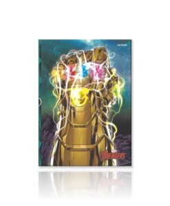 Caderno Universitário Brochurão Costurado Avengers Marvel 80 Folhas 200mm X 275mm Star School REF 325202