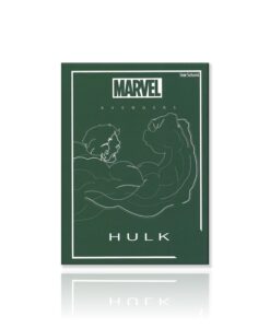 Caderno Universitário Brochurão Costurado Avengers Hulk Marvel 80 Folhas 200mm X 275mm Star School REF 399947