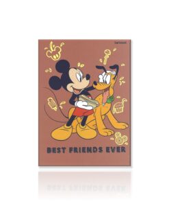Caderno Universitário Brochurão Costurado Mickey Mouse 80 Folhas 200mm X 275mm Star School REF 399955