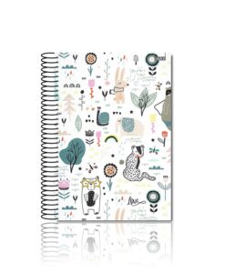 Caderno Universitário Espiral 15 Matérias Love 240 folhas Capa Dura São Domingos REF 398191